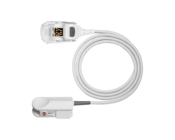 RD SET cable to connect select pulse oximetry devices to RD SET sensors